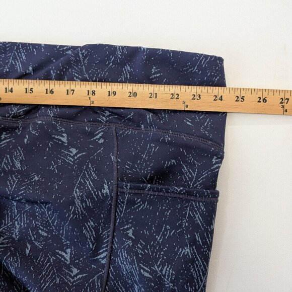 NWT All In Motion teal blue mesh panel yoga leggings with pockets size 4X - Picture 8 of 8